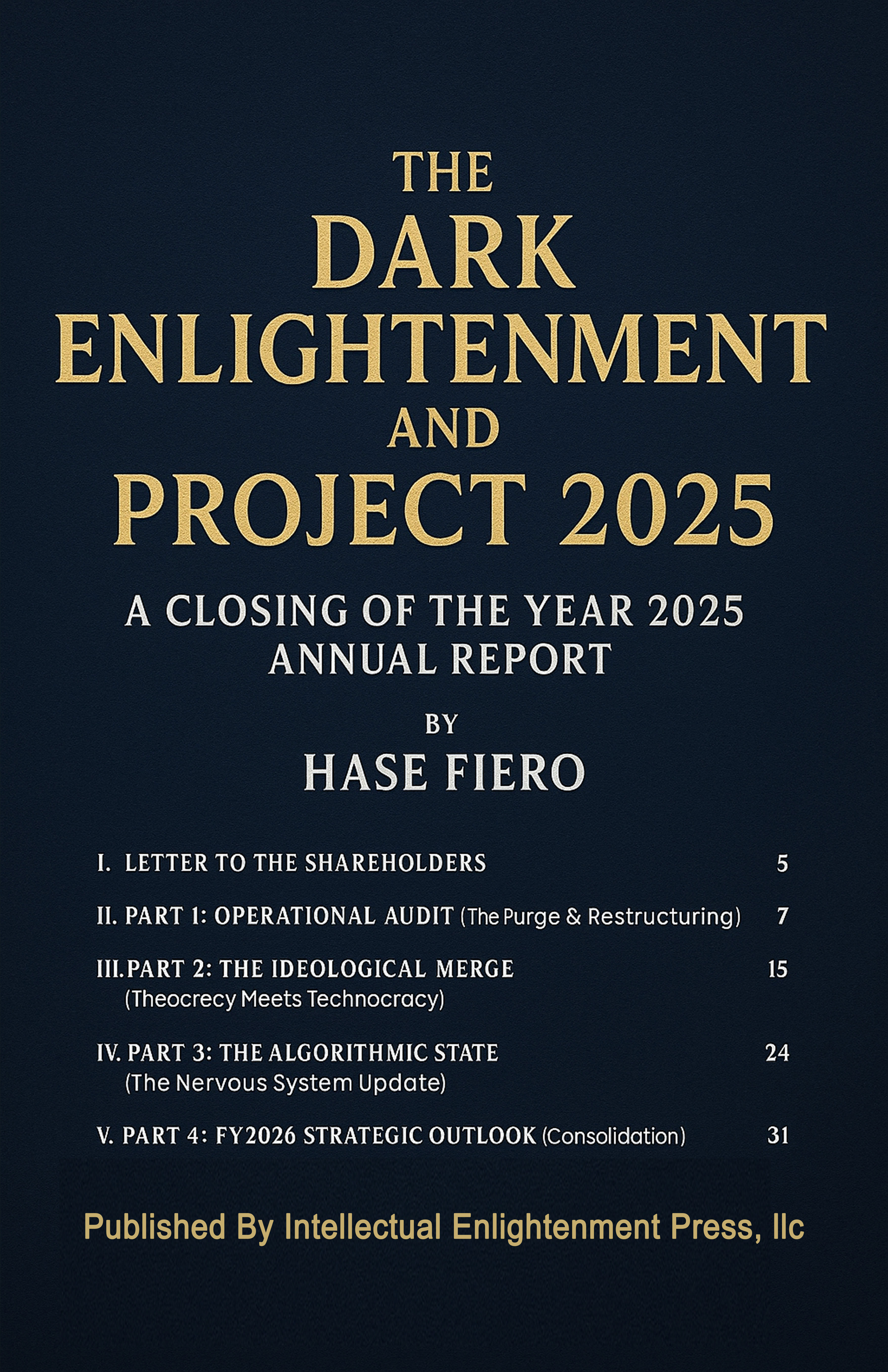The Dark Enlightenment and Project 2025